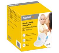 Medela 60 Coussinets d'Allaitement Ultra-Respirants Extra-Fins
