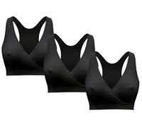 Medela Brassière d'allaitement Keep Cool - Lot de 3 - Noir - Taille M - Confort pour la