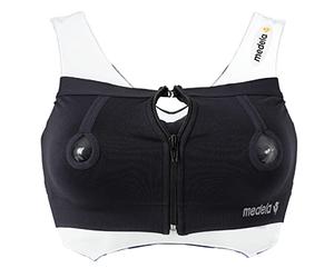 Medela - Bustier Easy Expression kit Main Libre de pour Une Expression Confortable Compatible avec Tous Les Tire-laits Noir - Taille S