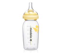Medela Calma Tétine pour biberon - Tétine pour biberon à utiliser avec les biberons Medela - Fabriqué sans BPA - Système de ventilation - 250 ml