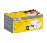 Medela Coffret cadeau pour le stockage du lait maternel et du refroidisseur sans BPA, avec bouteilles, sacs de rangement, sacs stérilisateurs pour micro-ondes et sac isotherme avec sac de