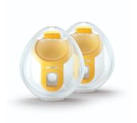 Medela Coupelles de recueil mains libres, compatibles avec les tire-lait électriques Freestyle Flex et Swing Maxi, 1 lot de 2 coupelles, blanc