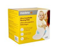 Medela coussinets d'allaitement ultrarespirants, hautement absorbants, design discret pour un port confortable, lot de 60