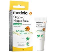 Medela Crème bio pour mamelons, soulage et nourrit les mamelons douloureux, conçue pour les mères allaitantes, à base d'ingrédients naturels, sans danger pour bébé, 7 g