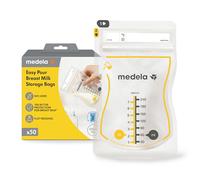 Medela Easy Pour Breastmilk Storage Bags, 50 count 210ml, Disposable Leakproof Breast Milk Bags with Milk Protection, Recyclable & BPA Free