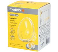 Medela Téterelles mains libres Freestyle Hands Free L 27 mm Lot de 2 Sans BPA Transparent