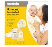 Medela Harmony Essentials Set - Tire-lait manuel - Design compact avec téterelle PersonalFit Flex et fonction stimulation