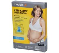 medela Keep Cool™ Bustier de sommeil pour la grossesse et l'allaitement noir, taille S 1 pc(s)