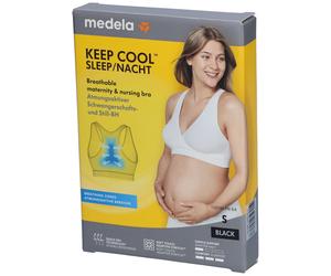 medela Keep Cool™ Bustier de sommeil pour la grossesse et l'allaitement noir, taille S 1 pc(s)