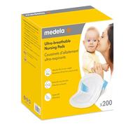 Medela Lot de 200 coussinets d'allaitement jetables ultra respirants, très absorbants, respirants et discrets pour un port confortable
