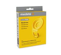 Medela Membrane mains libres, 2 membranes en silicone, accessoires de pompe mains libres, accessoires de tasse de collecte mains libres