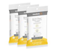 Medela Lingettes Quick Clean pour tire-lait et accessoires – 90 unités (3×30) refermables