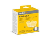Medela Récipient avec couvercle, 150 ml, lot de 2, conçus pour le tire-lait Melody InBra™
