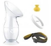 Medela Recueil de lait maternel en silicone – Économiseur, base ventouse et couvercle