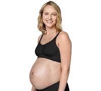Medela Soutien-gorge Keep Cool - Soutien-gorge de grossesse et d’allaitement sans coutures doté d’un tissu doux au toucher avec 2 zones respirantes pour un maintien confortable , Noir , S