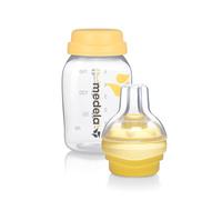 Medela Tétine pour biberon Calma - Tétine pour biberon à utiliser avec les biberons Medela - Fabriqué sans BPA - Système de ventilation - 150 ml