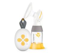 Medela tire-lait électrique simple Solo, fonctionnement silencieux, rechargeable par USB, doté de la technologie PersonalFit Flex Shield et de la technologie Medela 2-Phase Expression