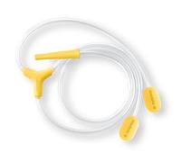 Medela Tube de rechange, compatible avec le tire-lait mains libres New Pump in Style, pièces de rechange authentiques, fabriqué sans BPA, 1 lot, jaune clair