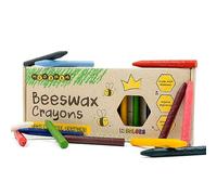 Medenka Crayons à la cire d'abeille classiques - 12 couleurs - Fabriqué en cire d'abeille européenne