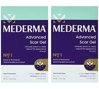 Mederma Advanced Scar Gel 1 x Daily Reduces The Appearance of Old New Scars #1 Doctor Pharmacist Recommended Brand for Scars 1,76 oz, Clear, 100 g (2 x 50 g)