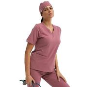 MEDHOODIE Casaque pour femme - Pour le domaine médical et les soins - Tunique moderne et confortable avec deux poches pratiques - Vêtement professionnel médical, Woorose., XL