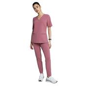 MEDHOODIE Pantalon à enfiler médical pour femme, pour le domaine médical et des soins, pantalon de travail médical élégant et confortable, avec élastique, vêtement professionnel, pantalon de soins,