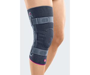 medi Genumedi pro - Genuedi pro - Genouillère avec patella - Argenté - Taille VI - Genouillère pour stabilisation des articulations du genou - Support du genou avec sangles - Stabilisateur