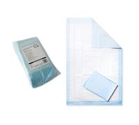 Medi-Inn alèses jetables bleu 40 x 60 cm 6 couches Lot de 100