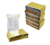 Medi-Inn Lot de 10 couvertures de Survie Doré/argenté 1,6 x 2,1 m