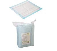 Medi-Inn Lot de 100 alèses bleues à 8 plis jetables 60 x 60cm