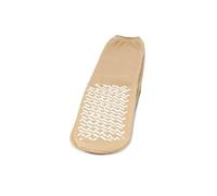 Medi-Inn Lot de 48 paires de chaussettes antidérapantes 100 % polyester Marron Taille XL