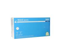 Medi-Inn Nitrile Blanc Doux Gant Chirurgical sans Poudre Taille M 100 Pièce