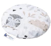Medi Partners Coussin chauffant en noyaux de cerises pour bébé 180 g rond 15 cm 100% coton naturel chaleur + thérapie par le froid (Glade)