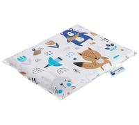 Medi Partners Coussin chauffant en noyaux de cerise 500 g rectangulaire 20 x 25 cm 100% coton certifié Öko-Tex Chaleur + thérapie par le froid Thérapie de massage (Animaux Boho)