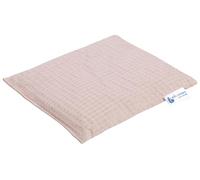 Medi Partners Coussin chauffant en noyaux de cerise 500 g rectangulaire 20 x 25 cm 100% coton certifié Öko-Tex Chaleur + thérapie par le froid Thérapie de massage (Rose clair)