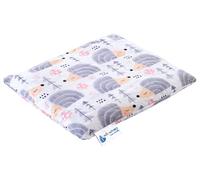 Medi Partners Coussin chauffant en noyaux de cerise 500 g rectangulaire 20 x 25 cm 100% coton certifié Öko-Tex Chaleur + thérapie par le froid Thérapie de massage (Hérissons)