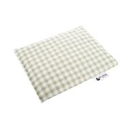 Medi Partners Coussin chauffant en noyaux de cerise 500 g rectangulaire 20 x 25 cm 100% coton certifié Öko-Tex Chaleur + thérapie par le froid Thérapie de massage (Grille)