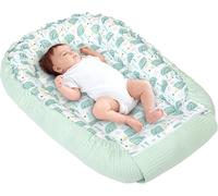Medi Partners Cocon Bébé Réducteur de Lit Nid d'ange Gaufré 100x60x15cm | Réversible, coton 100 % et tissu gaufré, moelleux, idéal pour un nouveau-né, à la maison ou en voyage(Hérissons)