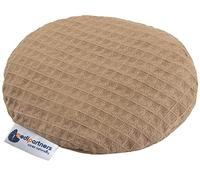 Medi Partners Coussin chauffant en noyaux de cerises pour bébé 180 g rond 15 cm 100% coton naturel chaleur + thérapie par le froid (Brun)