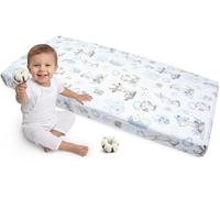 Medi Partners Drap Housse 70x140 lit Bebe Matelas Enfant Bébé - 100% Coton Fitted Draps Lit pour Baby Bed Cover Sheets Matela literie Mattress Couette (Cerf et Hérisson)