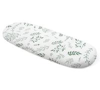 Medi Partners Drap Housse Nacelle 86x40cm Bebe Matelas Lit Couffin Cododo Landau - 100% Coton Mousseline Ovale Poussette Bébé Fitted Sheets Cover pour Mattress(Feuille d'olivier)