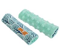 Medi Partners Épaulettes de ceinture pour poussettes sièges auto pour enfants bébé 100% Coton Minky 1 paire 18x13cm Double face poussette voiture de sport