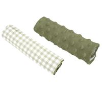 Medi Partners Épaulettes de ceinture pour poussettes sièges auto pour enfants bébé 100% Coton Minky 1 paire 18x13cm Double face poussette voiture de sport