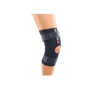 medi Stabimed Pro Genouillère avec articulations physioglides, kit de cales pour limiter les mouvements et fermeture enveloppante, genouillère stabilisante pour un maintien sûr, gris/taille M