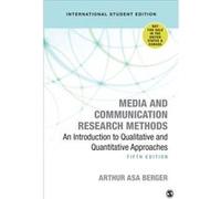 Media and Communication Research Methods International Student Edition by Berger & Arthur A Berger Arthur A (Auteur)