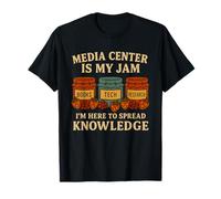 Media Center is My Jam Funny Library Reading to School T-Shirt