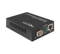 Media Converter 1000Base-T to SFP - Convertisseur de média à fibre optique - 1GbE - 10Base-T, 1000Base-LX, 1000Base-SX, 100Base-TX, 1000Base-T -