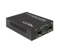 DeLOCK 86203 convertisseur de Support réseau 1000 Mbit/s Noir