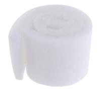 Média Filtrant Épais pour Aquarium, Coton Blanc à Forte Perméabilité | Découpable, Absorption Élevée, pour Bac D’eau Douce ou Marine, Usage Compatible Poissons