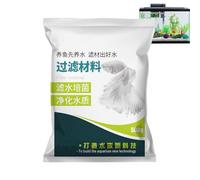 Média Filtrant Pour Aquarium 500 g Avec Un Sac En Filet Et Anneaux De